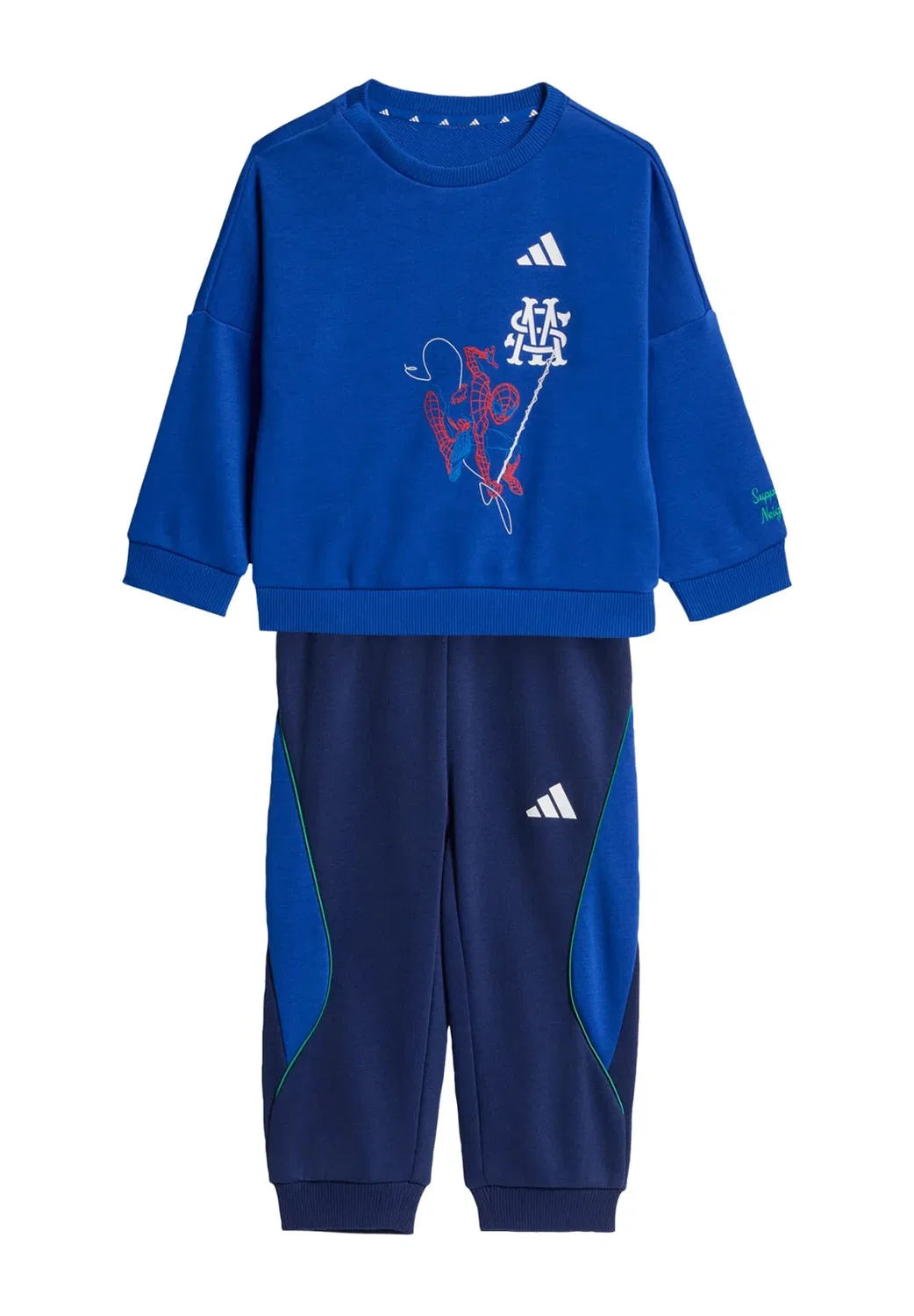 Детский спортивный костюм Marvel Spider-Man Adidas Performance, Team Royal Blue/White