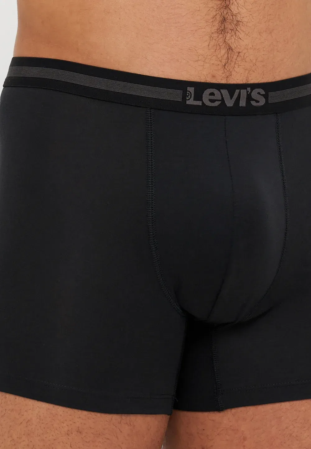 Мужские трусы-боксеры, комплект из 2 штук Levi'S, Jet Black — фото 4