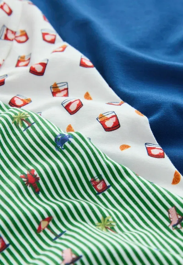 Набор поло из хлопка и эластана Polos three pack Next Green, White, Negroni, белый/синий/зеленый — фото 3