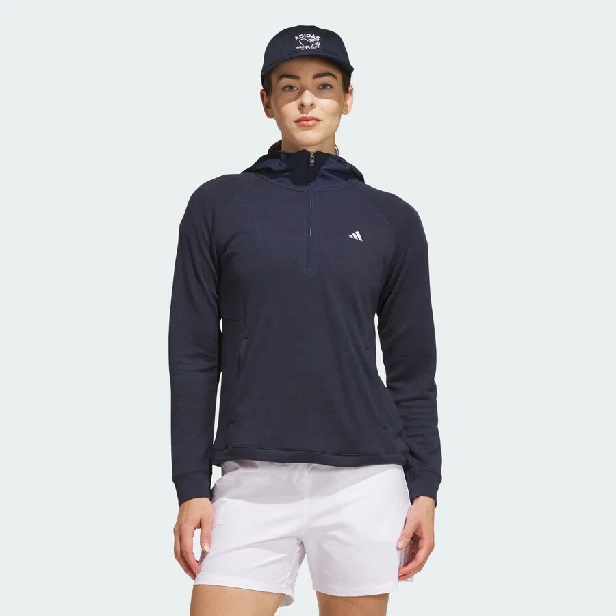 Спортивная толстовка ADIDAS PERFORMANCE 'Ultimate365+ Course Control' темно-синего цвета — фото 2