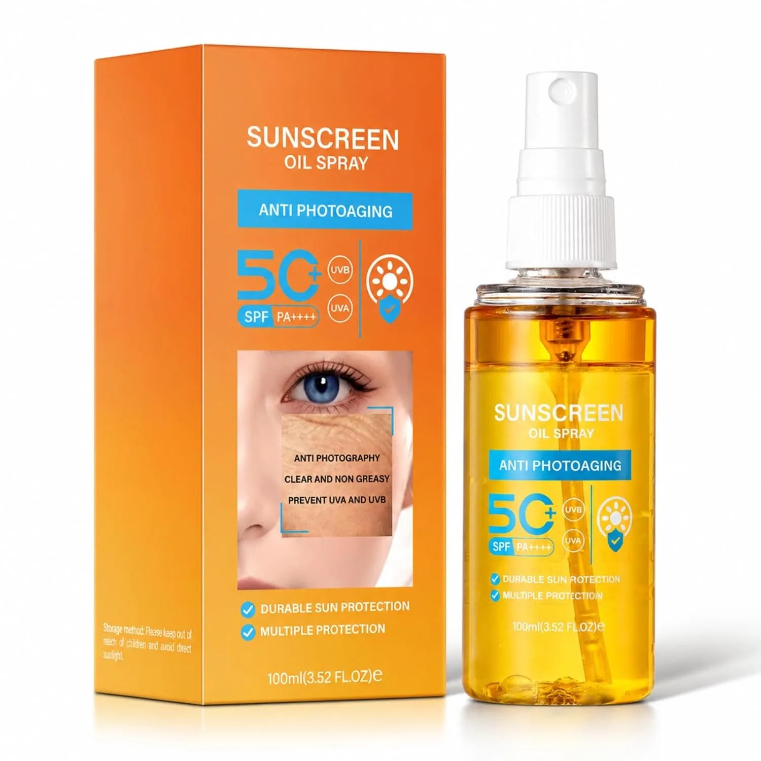 Солнцезащитный спрей SPF 50, Barevel, 100 мл