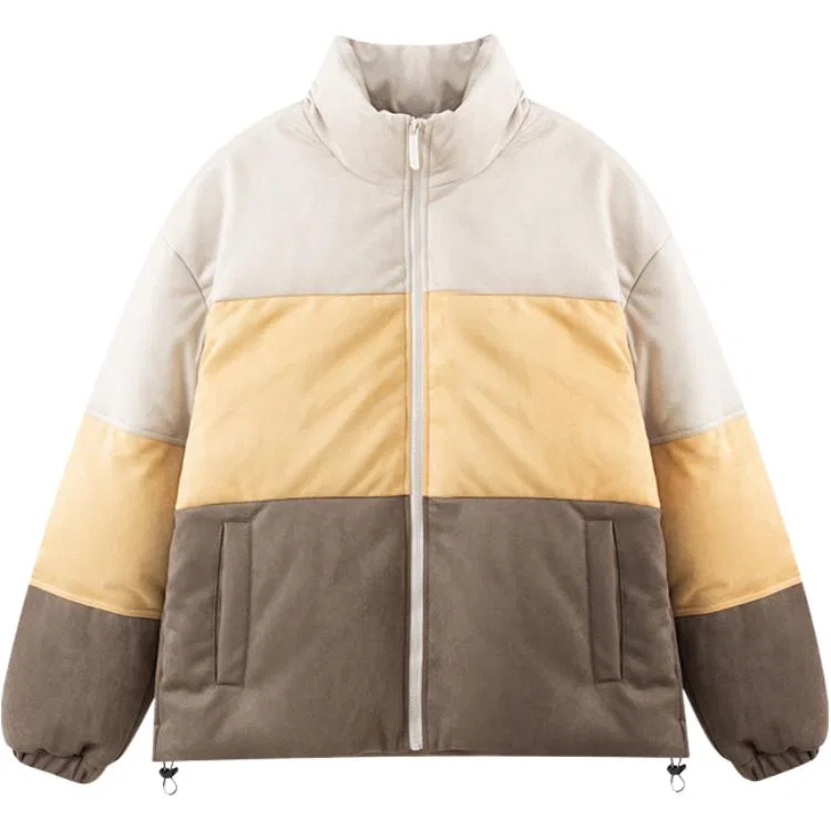 Детское пуховое пальто с воротником-стойкой SPRAYGROUND, Brown