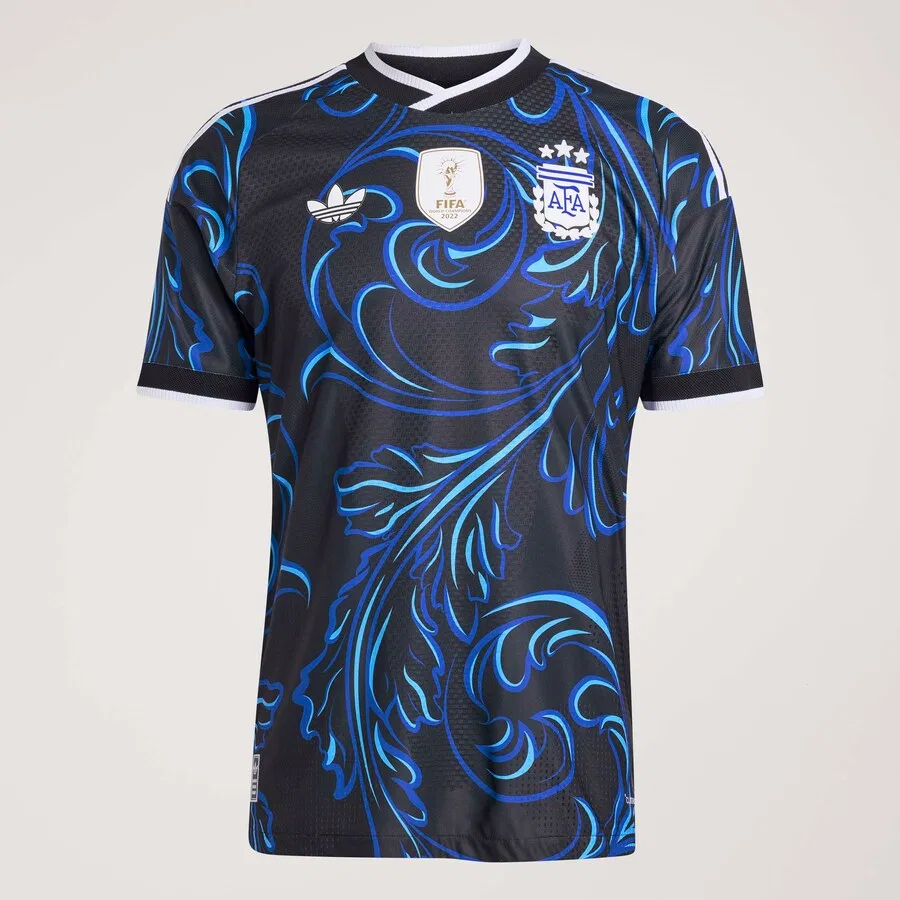 Футболка ADIDAS PERFORMANCE 'Argentinien 26 Authentic' черного цвета — фото 3