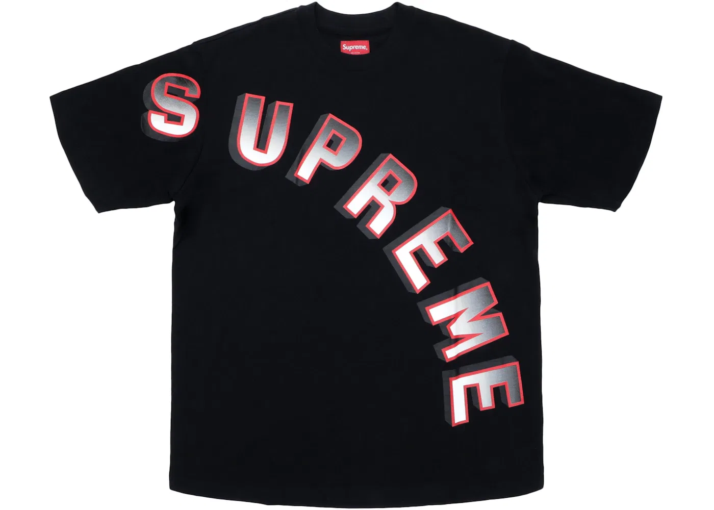 Мужская футболка с градиентным принтом Supreme, Black