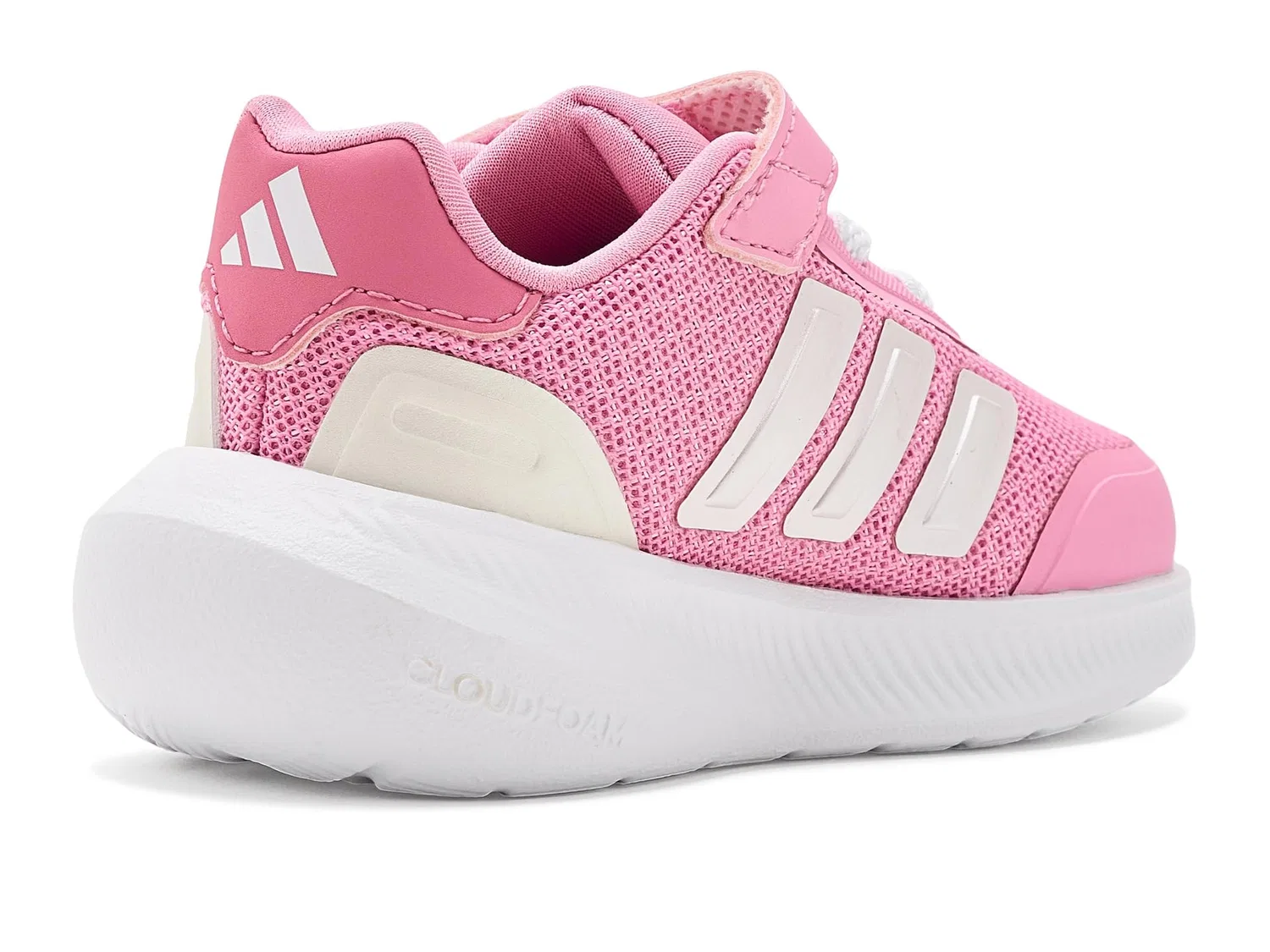 Кроссовки X_PLR Path Elastic Lace & Strap (для младенцев и малышей) Adidas Kids, St Tropic Bloom/Zero Metallic/Pink Fusion — фото 4