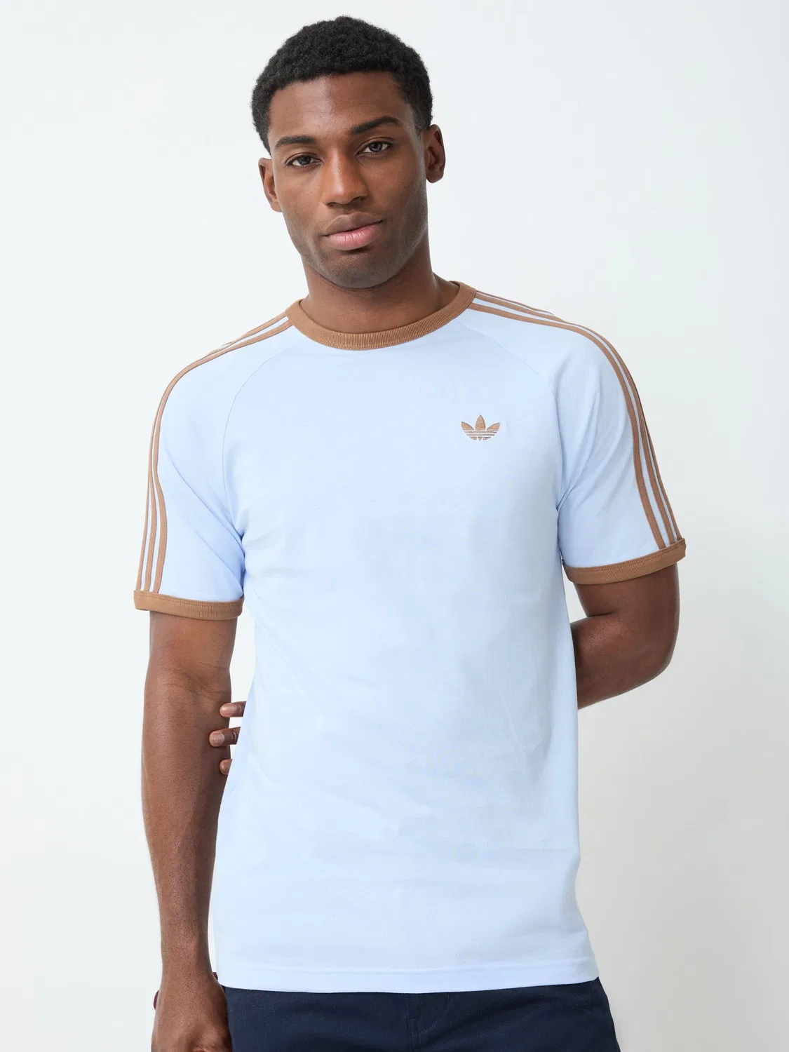 Футболка с тремя полосками, Cali Tee, adidas Originals, синий