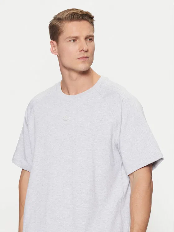 Футболка loose fit Premium Essentials Adidas, серый — фото 4