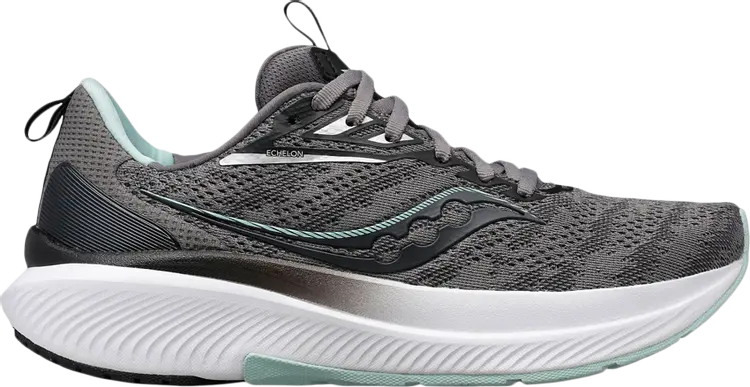 Кроссовки Saucony Wmns Echelon 9 Wide Charcoal Ice, серый