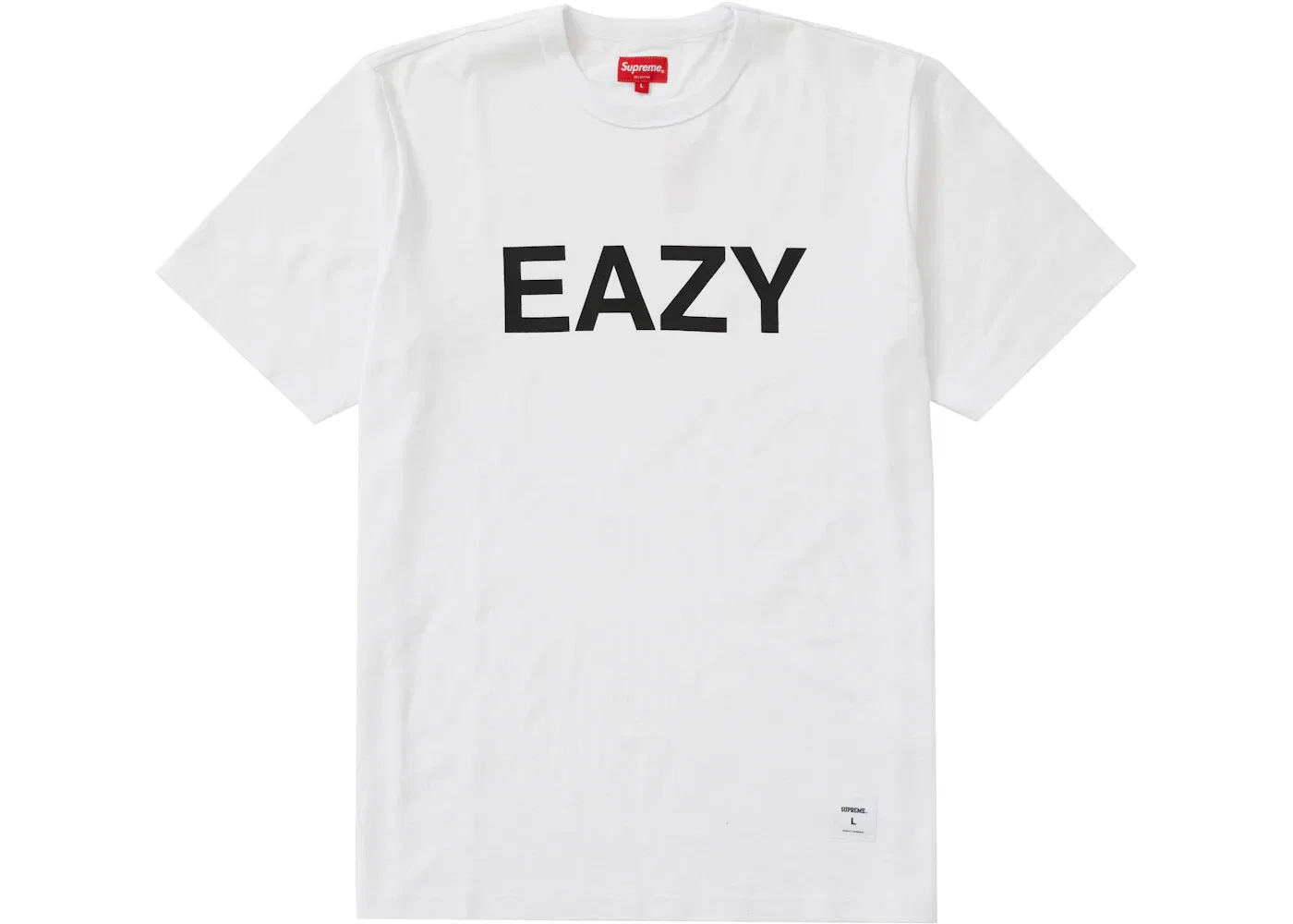 Мужская футболка с коротким рукавом Supreme Eazy , White