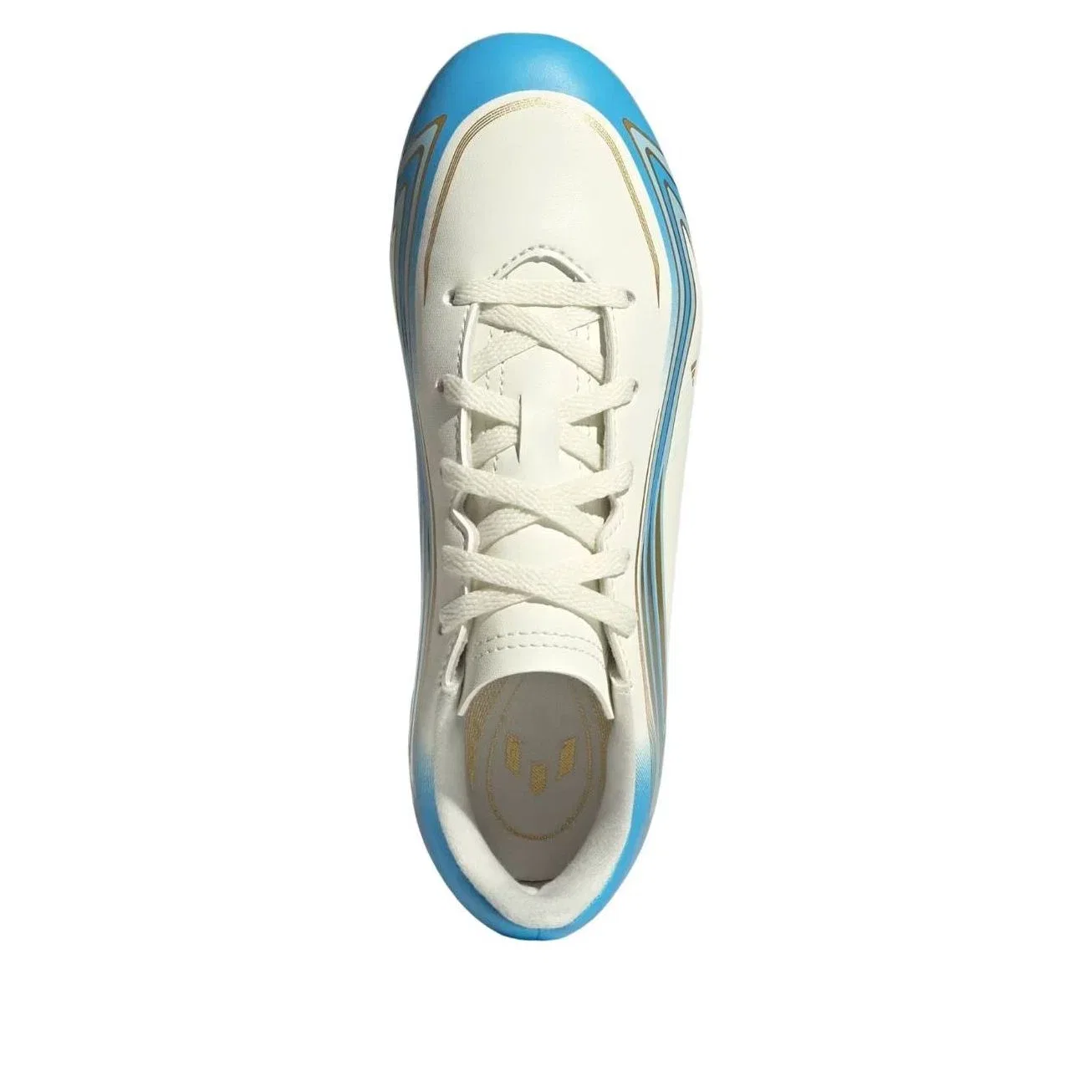 Детские бутсы для футбола с принтом F50 Club Adidas, белый — фото 2