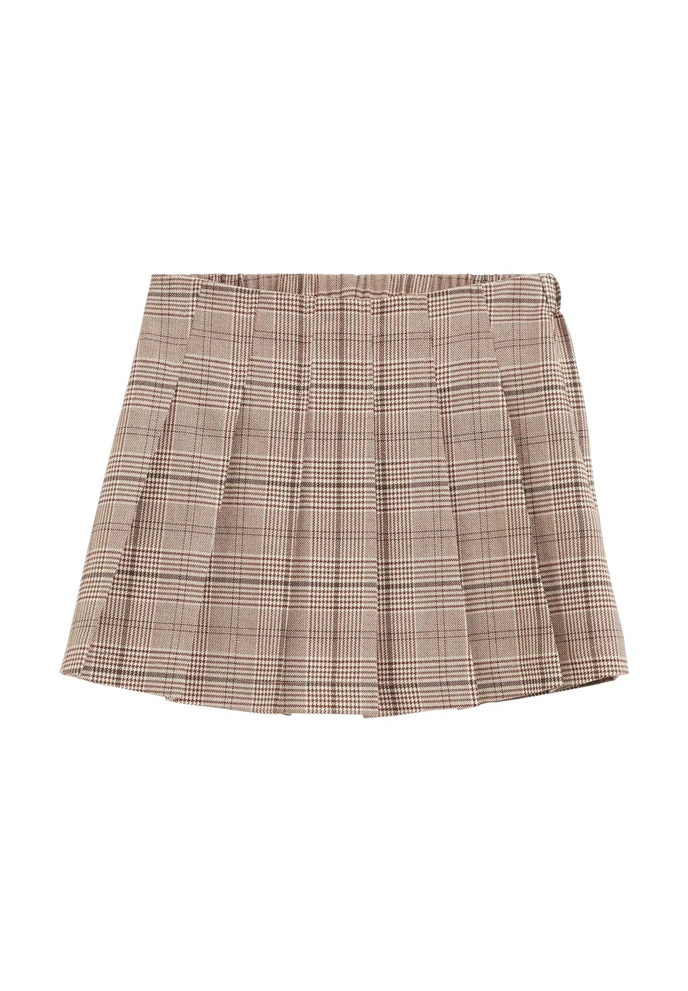 Плиссированная юбка We Fashion, Light Brown — фото 2