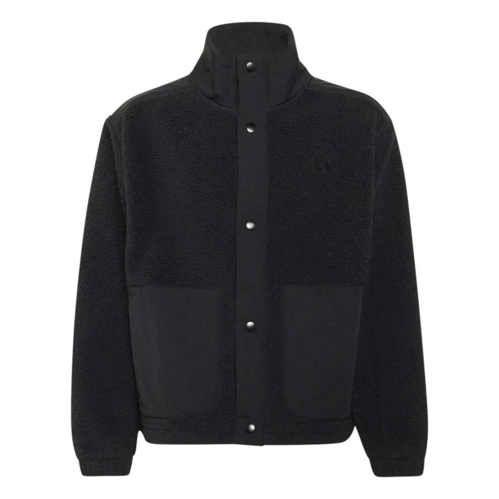 Детская куртка для девочек с флисом Adidas, Black