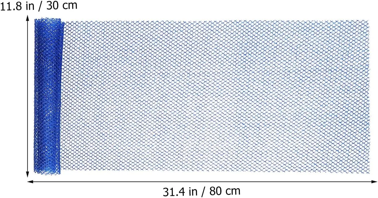 Сетка для пилинга Африканская, 4 шт, HOMSFOU, 80x30x0.1 см, Синий — фото 2