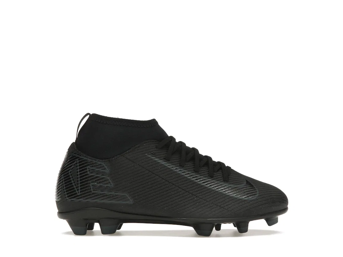 Детские бутсы Nike Mercurial Superfly 10 Club MG, Black/Deep Jungle/Black