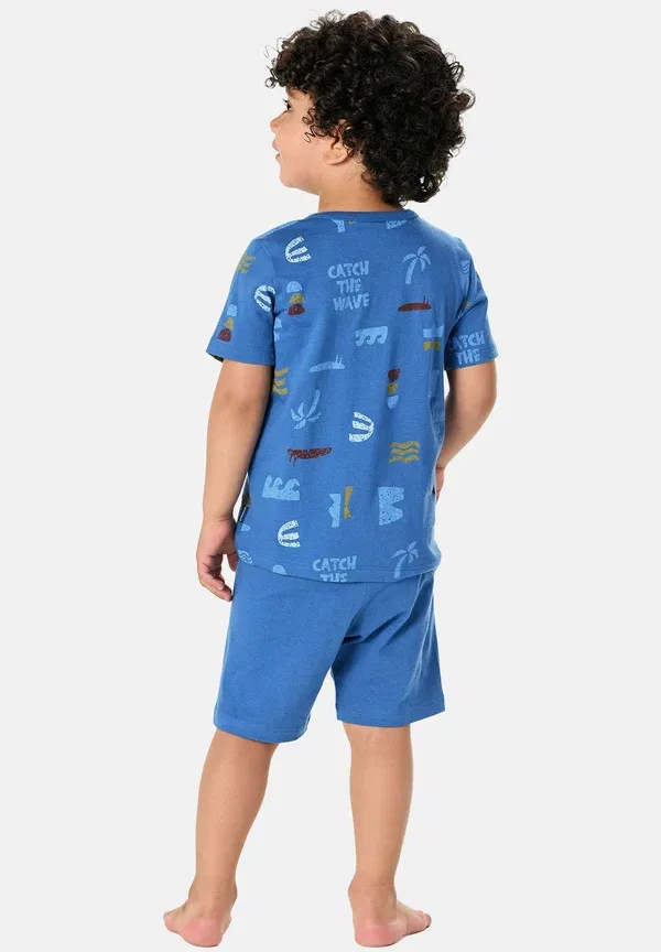 Комплект пижамный с принтом Set - pyjama set Schiesser, indigo, индиго — фото 3