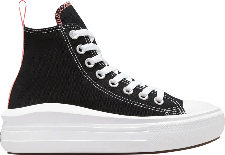 

Кроссовки Converse Chuck Taylor All Star Move High GS Black Pink Salt, черный