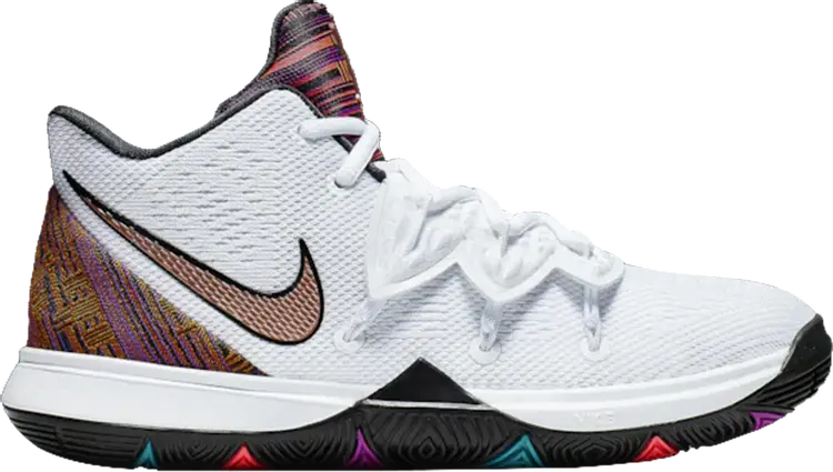 

Кроссовки Nike Kyrie 5 GS 'Black History Month', белый