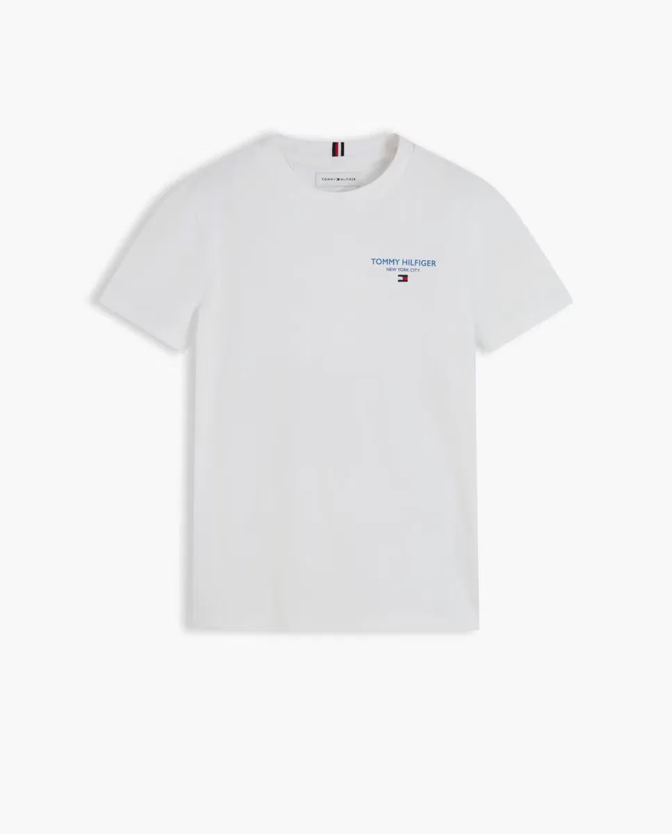 Детская футболка с коротким рукавом, Tommy Hilfiger, белый