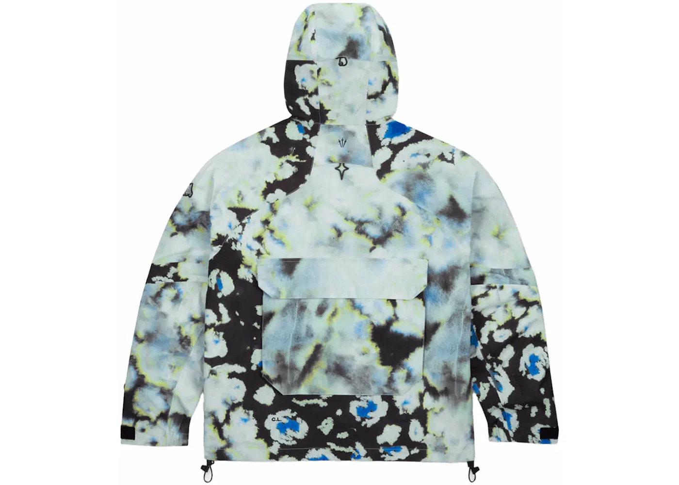 Мужская куртка с принтом Opal Deep Cover Nike, Off White/Night Silver — фото 2