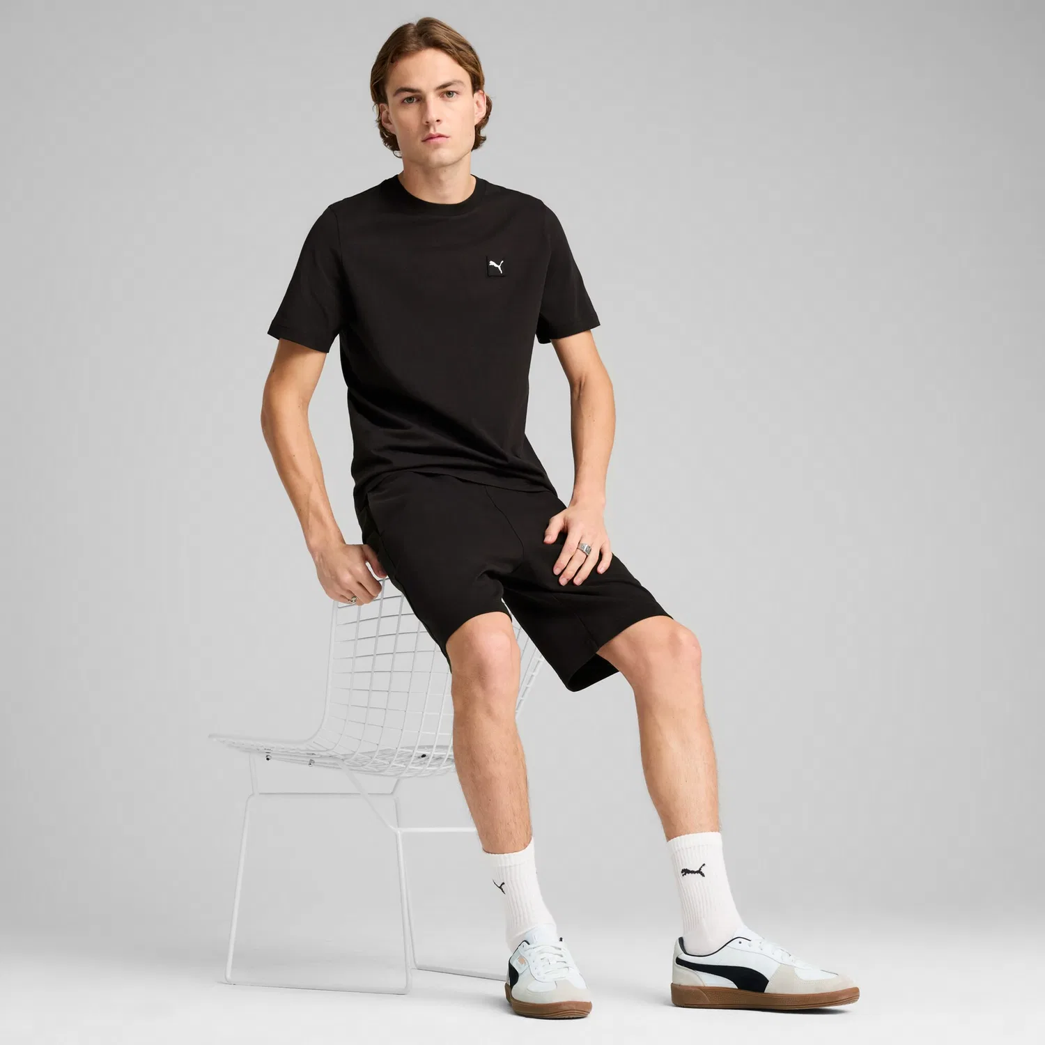 Детская футболка с вышивкой PUMA, PUMA Black — фото 3
