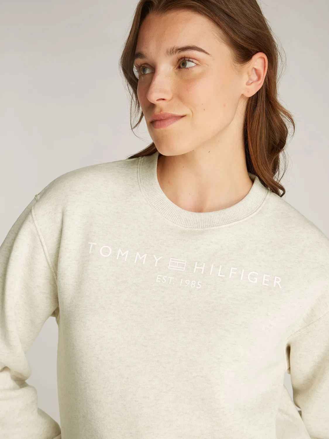 Свитшот Tommy Hilfiger, кремовый — фото 4