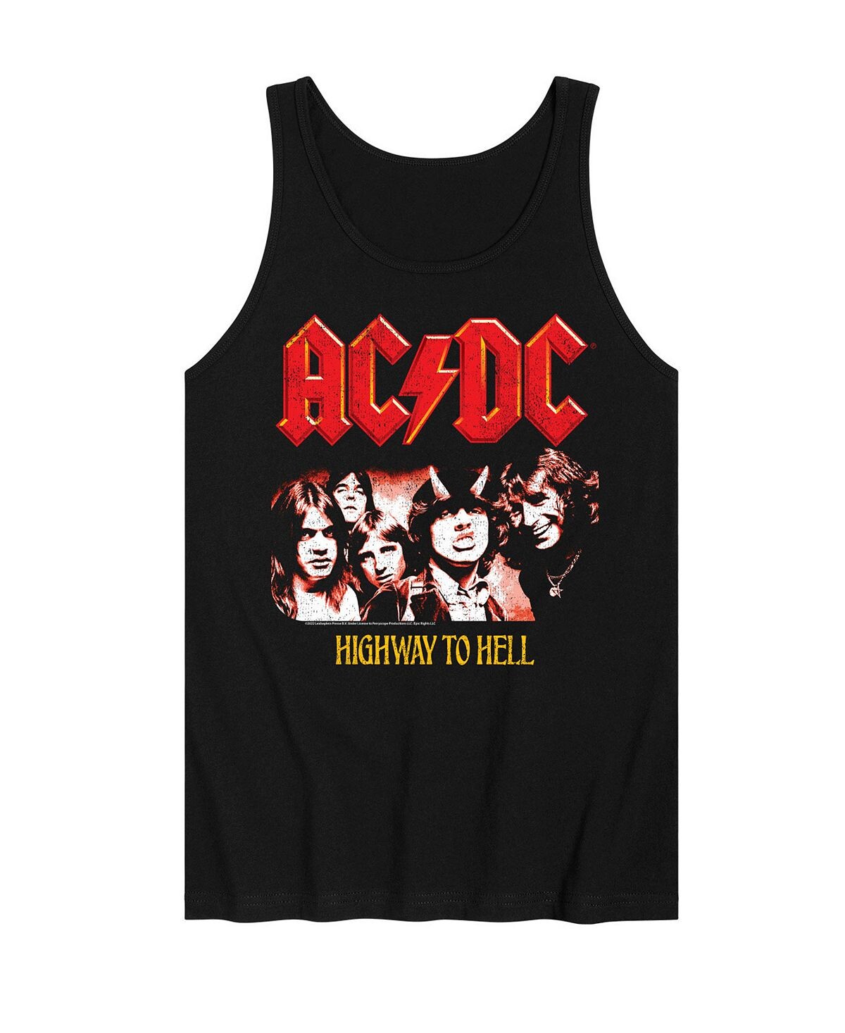 

Мужчины acdc highway to hell tank AIRWAVES, черный