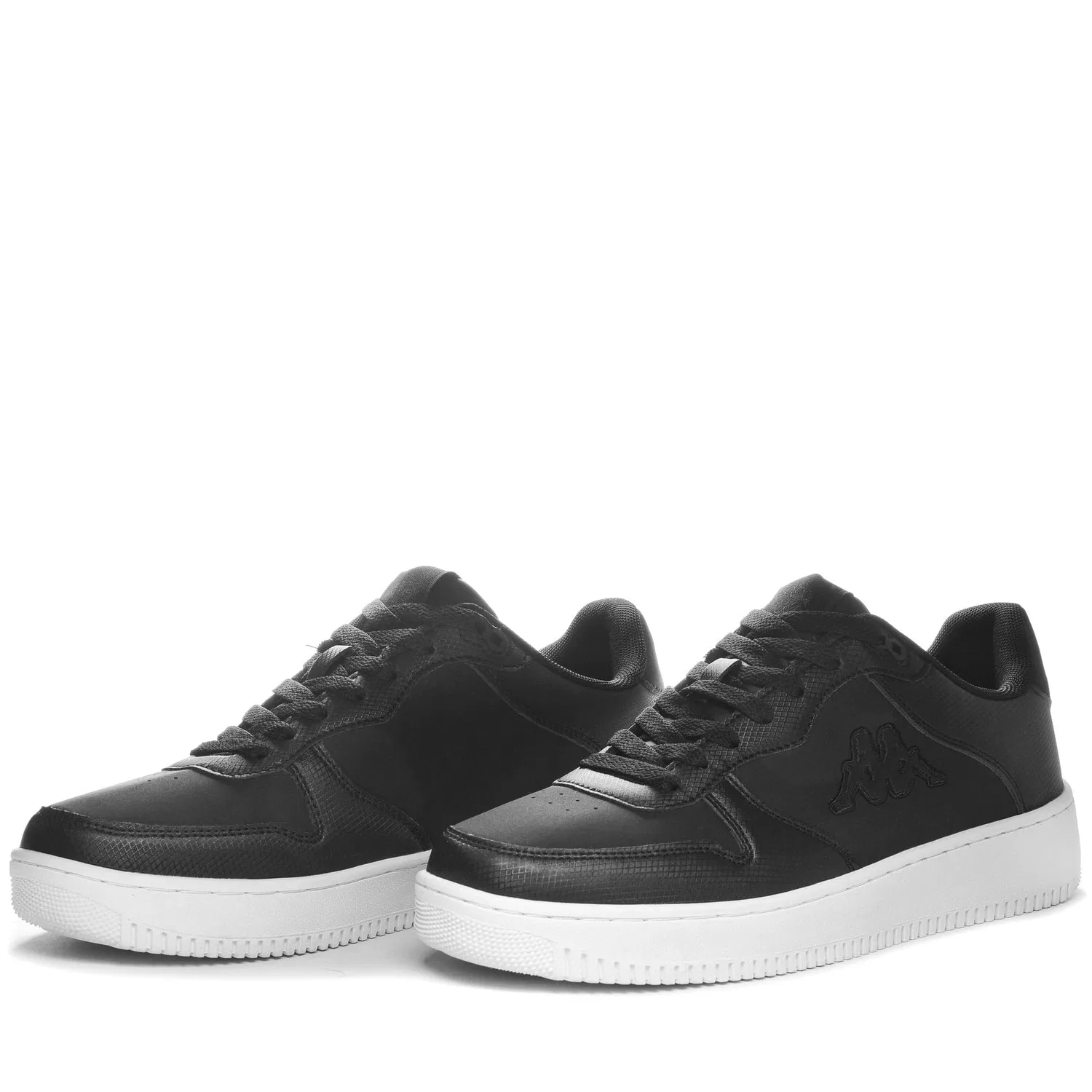 Детские кроссовки с синтетическим верхом Maserta Logo Kappa, Black White