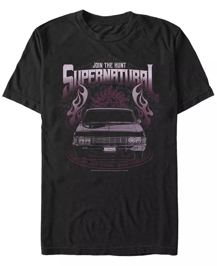 

Мужская футболка с коротким рукавом Supernatural Road Tour Fifth Sun, черный