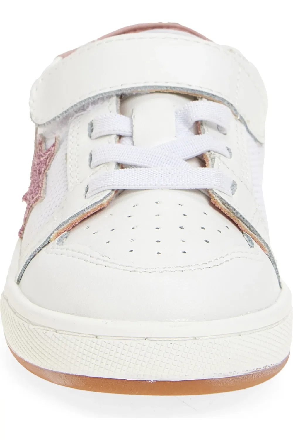 Детские кроссовки со звездой Star Runner OLD SOLES, Snow/Glam Pink — фото 4
