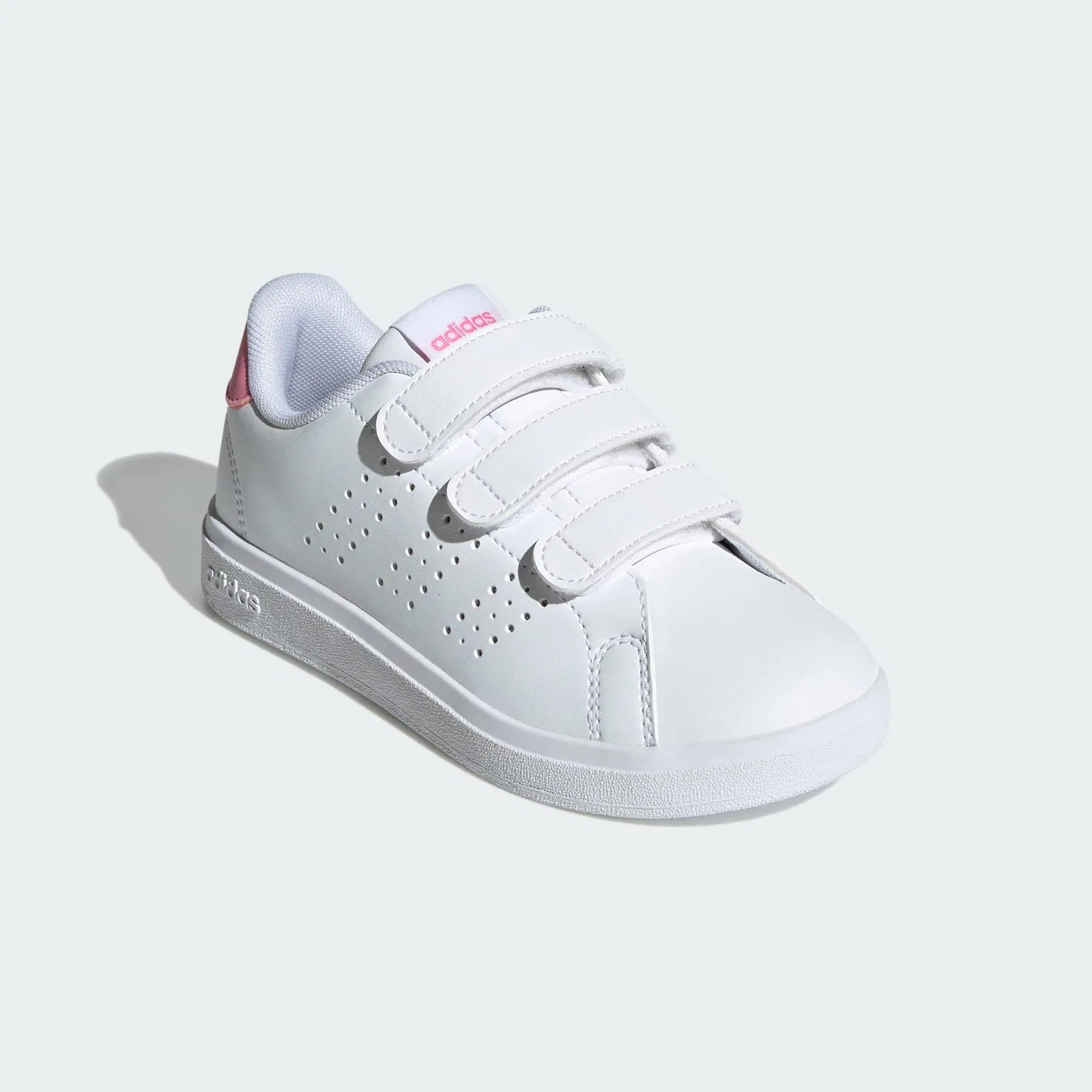 Детские легкие кроссовки Advantage Base 2.0 Adidas, Weiss Hellrosa Schwarz — фото 4
