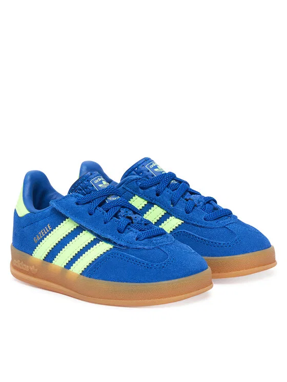Кроссовки Gazelle Indoor Comfort Closure Elastic Adidas, синий — фото 2