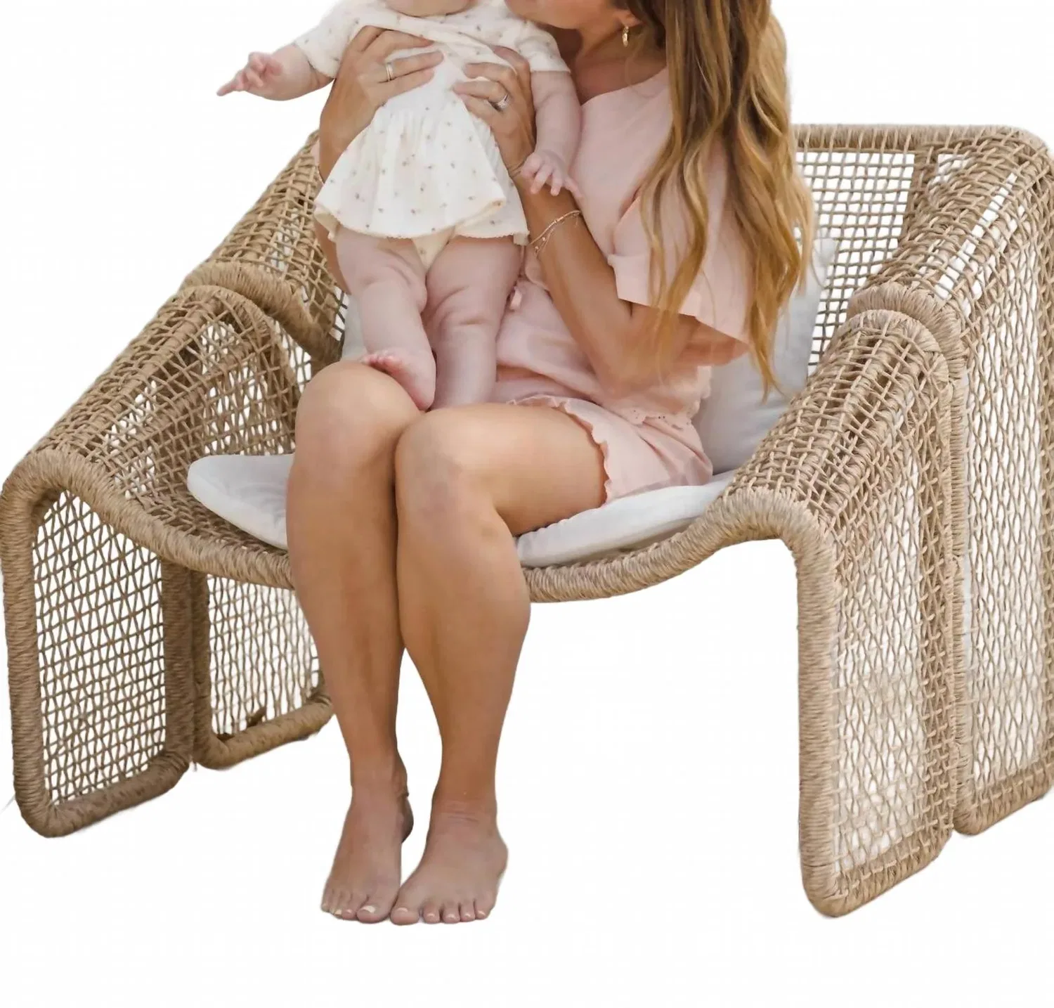 Детский боди-комбинезон для девочек с юбкой и бантом Petit Fleur Quincy Mae, Petit Fleur — фото 4