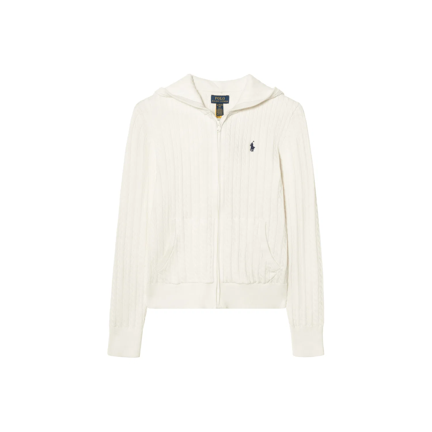Детский свитер с длинным рукавом Polo Ralph Lauren, Optical White & Navy Cyan