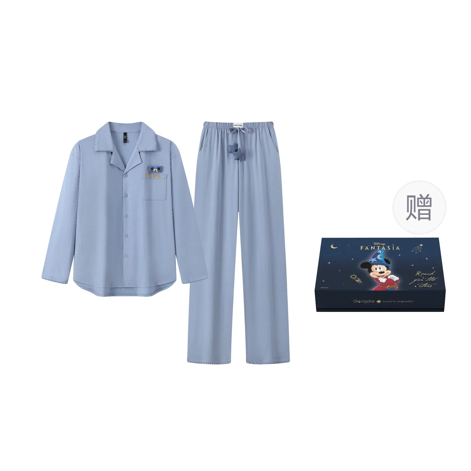 Детский комплект пижам с принтом в стиле Дисней x Disney Blue Gongdie