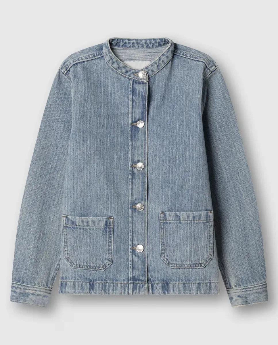 Детская куртка для девочек с принтом Shelly Pepe Jeans, Azul Claro