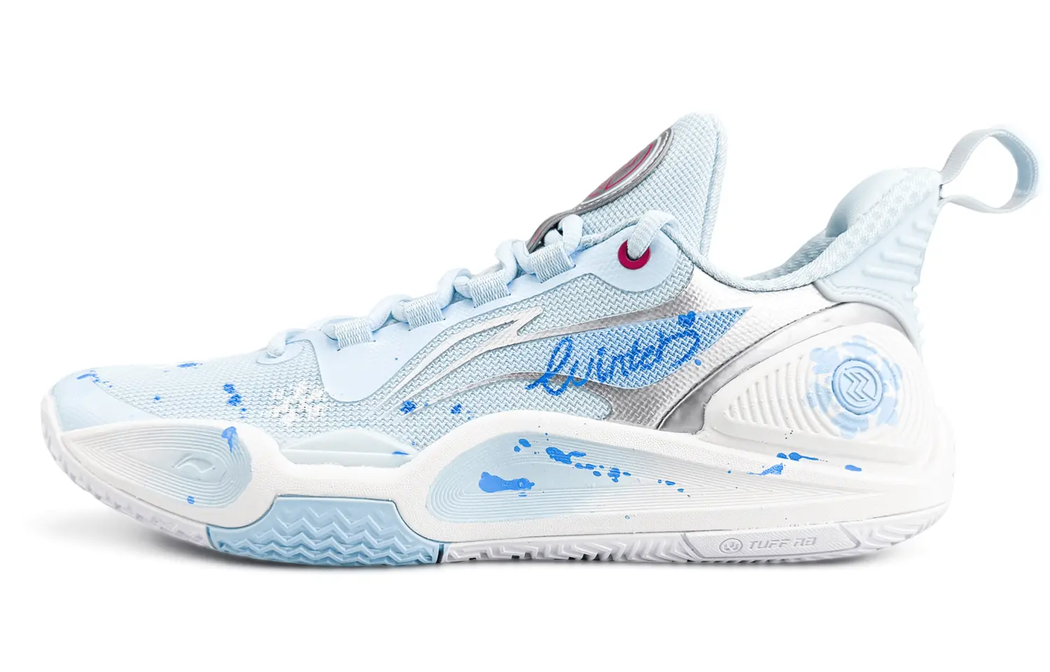 

Скоростные баскетбольные кроссовки Speed 9 с амортизацией, противоскользящие, износостойкие, низкие, мужские, LINING, голубой