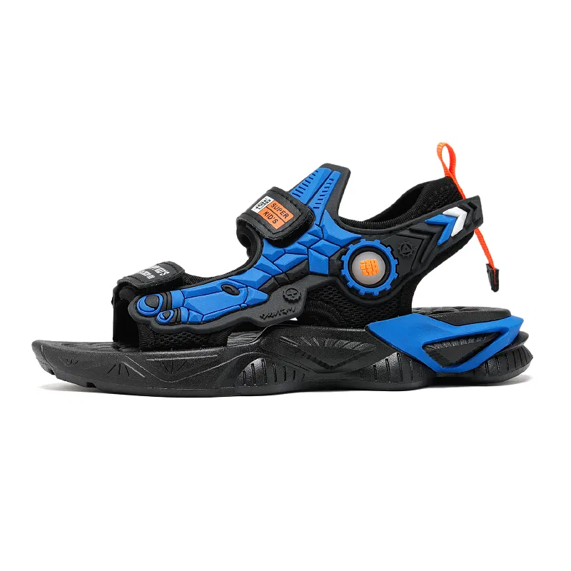 Детские сандалии с открытым носком VENICEW, Black Blue