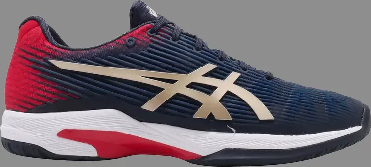 

Лимитированные кроссовки gel solution speed ff 'peacoat' Asics, синий