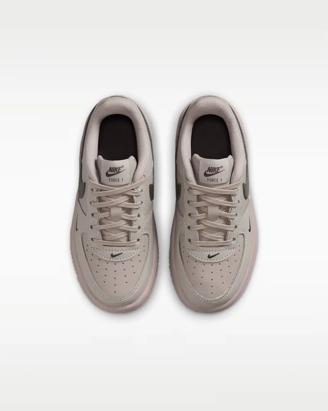 Детские кроссовки Force 1 Tech Essential Nike, College Grey/Newsprint — фото 4