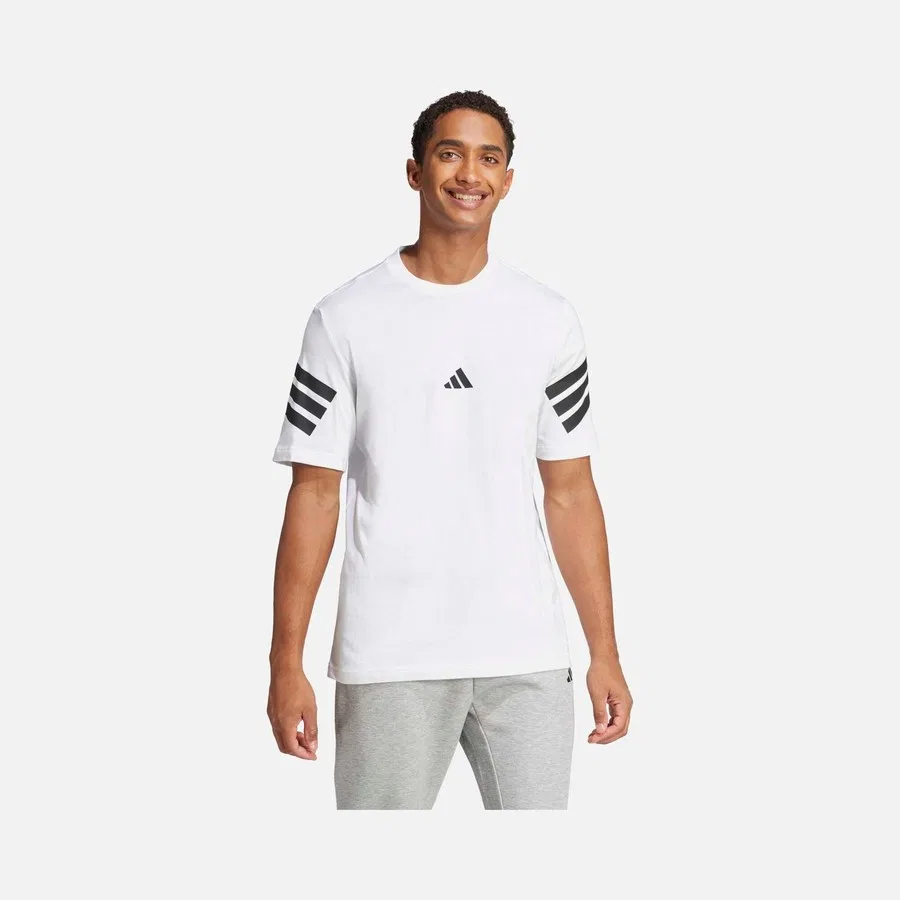 Футболка с коротким рукавом Future Icons Angled 3-Stripes adidas, Белый