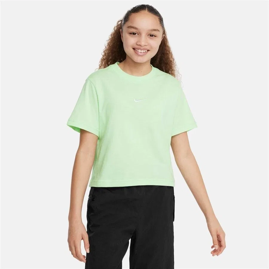 Футболка с коротким рукавом Nike G Nsw Tee Essntl Ss Boxy, Зеленый