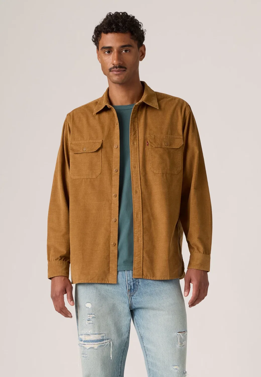 Рабочий Джексон - рубашка Levi'S, Foxtrot Brown Waffle Corduroy
