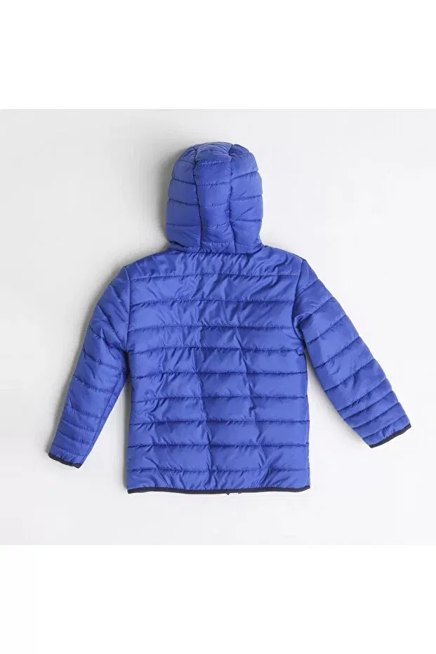 Детское пальто для мальчиков с капюшоном Nanica Kids, Blue — фото 2