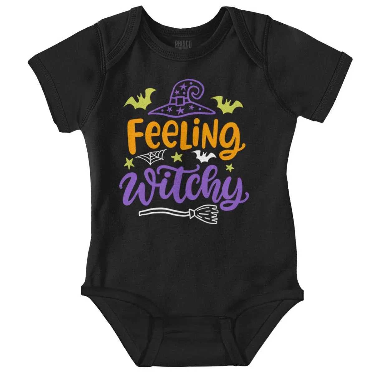 Детское боди с коротким рукавом Magic Feeling Witchy Brisco Brands, Black