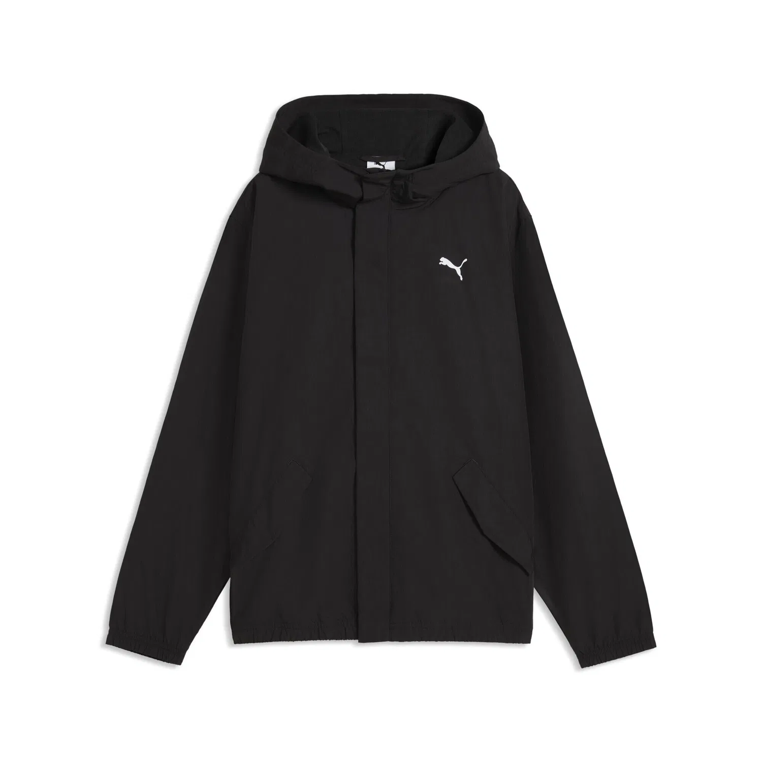 Детская куртка на флисе с капюшоном Puma, Schwarz