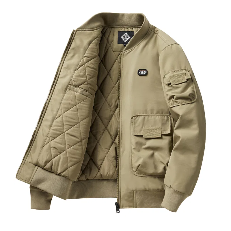 Детская куртка в стиле амика джинсовая JEEP SPIRIT, Khaki — фото 3