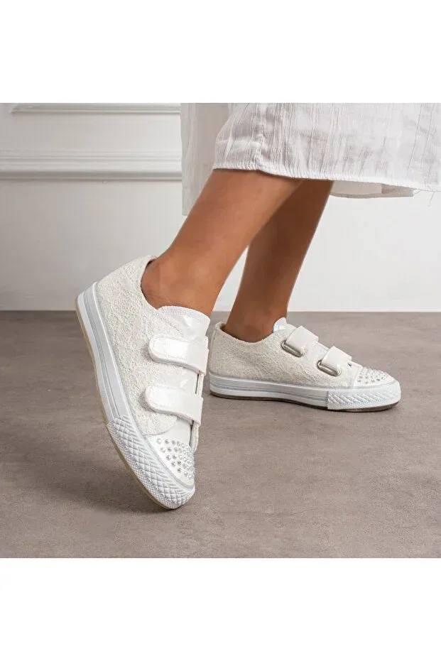Детские повседневные туфли для девочек на липучке Surpie Shoes, Sedef