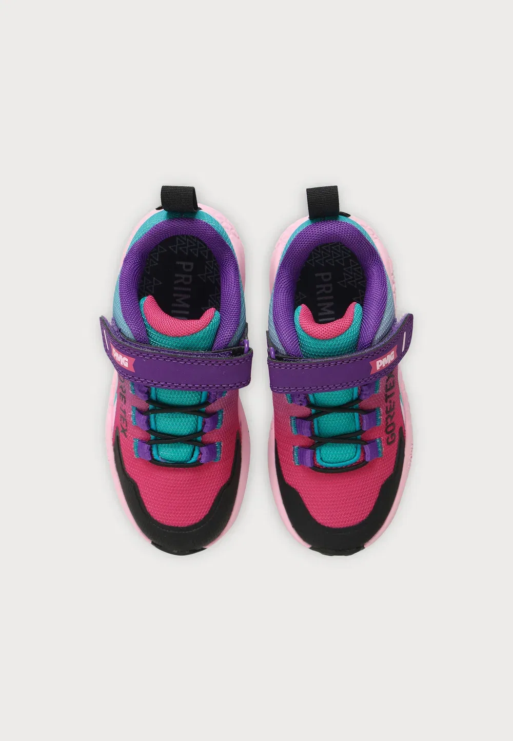 Кроссовки Goretex B&G Storm GTX 24190 Primigi, Fuchsia/Aquamarine — фото 4