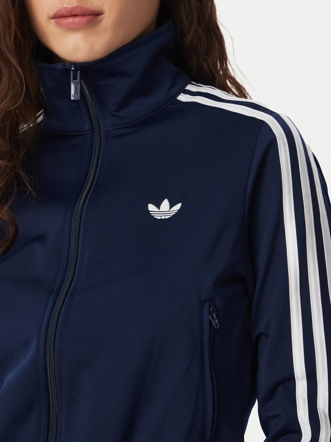 Женская толстовка стандартного кроя Firebird Classic Track Jacket Adidas, темно-синий — фото 4