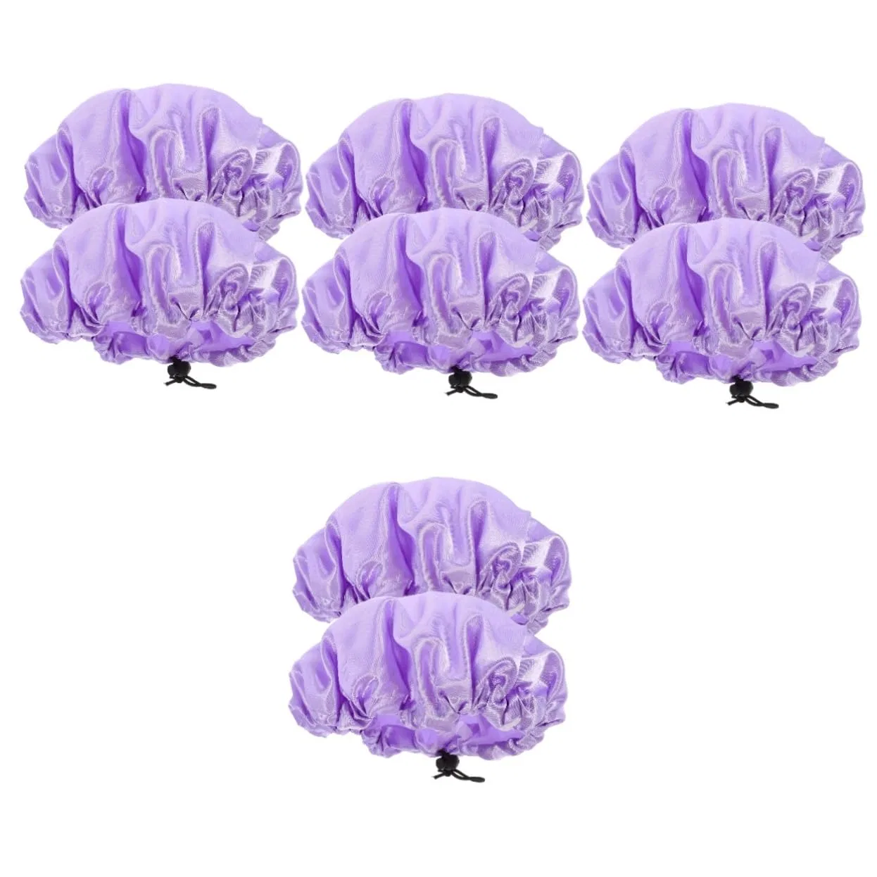 Шапочка для душаs, 8 шт, Satin, MAGICLULU, 26x26x1 см, Purple